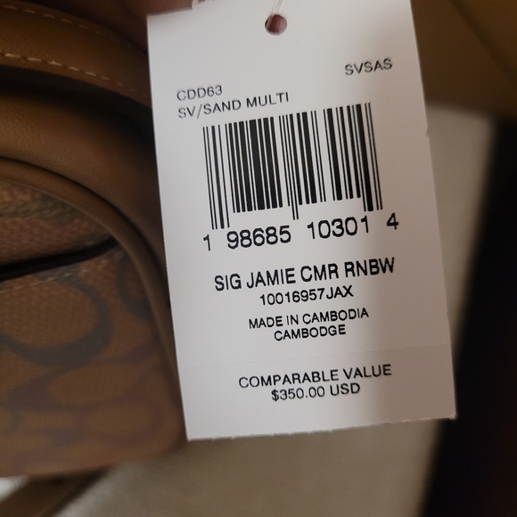 Coach Pastel Multi-Color Crossbody Bag - Picture 6 of 16